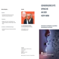 Informationen und Beispiele zur sprachlichen Gleichstellung der Geschlechter.