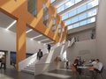 Visualisierung des Foyers des neuen Mensagebäudes der HSPV NRW.
